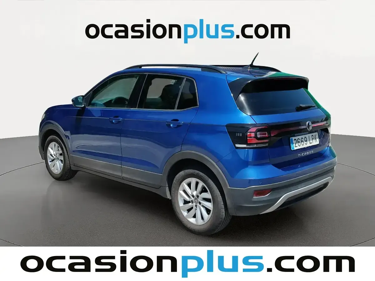 Usado VW T-Cross Advance 110 CV (80 kW) 2021 Azul SUV