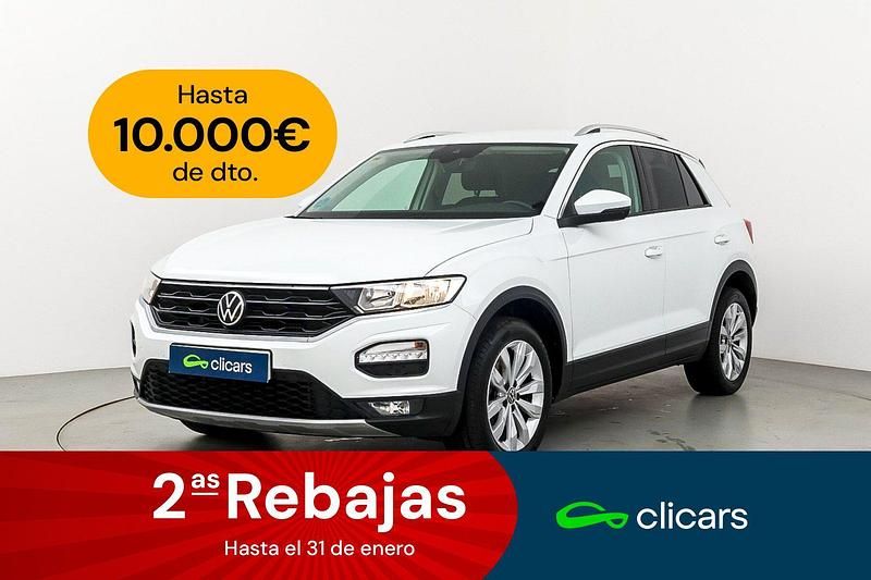 Blanco Usado 2021 VW T-Roc Advance SUV | 21.990 € (Precio justo) - Imagen 1/4