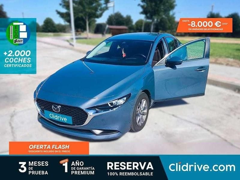 Gris Usado 2023 Mazda 3 Homura-Line Berlina | 20.890 € (Precio justo) - Imagen 1/3