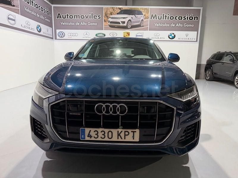 Usado Audi Q8 S-Line 286 CV (210 kW) 2018 Azul SUV