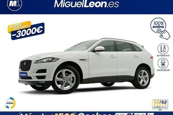 Usado Jaguar F-Pace Portfolio 181 CV (133 kW) 2019 Blanco SUV