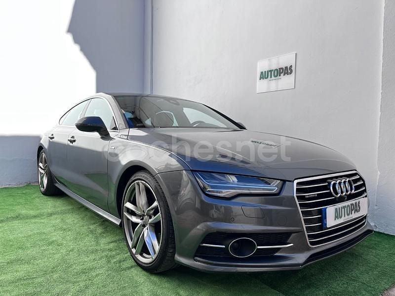 Gris / plata Usado 2017 Audi A7 Sportback S-Line Utilitario | 23.990 € (Precio justo) - Imagen 1/4