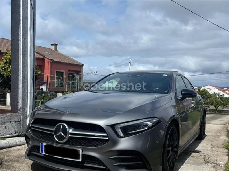 Usado Mercedes A35 AMG 306 CV (225 kW) 2019 Gris / plata Berlina