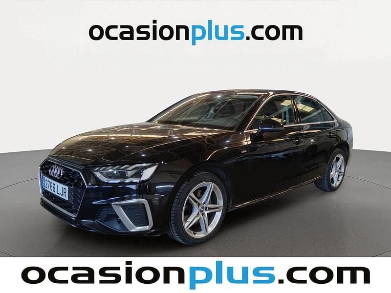 Usado Audi A4 S-Line 163 CV (119 kW) 2020 Negro Utilitario