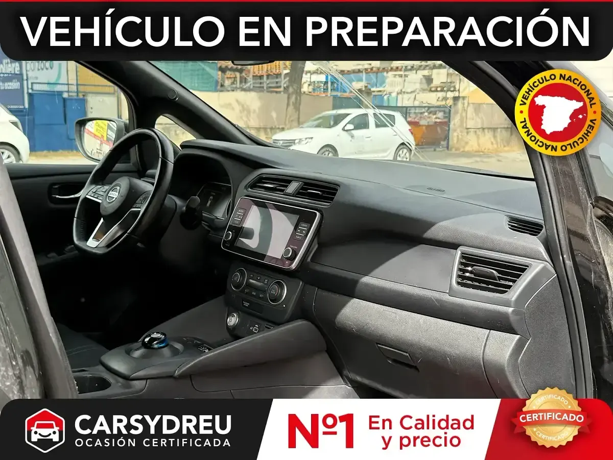 Usado Nissan Leaf Acenta 160 kW (218 CV) 2022 Negro Utilitario