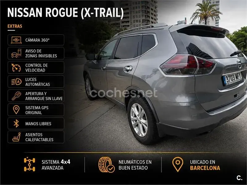 Usado Nissan X-Trail Visia 163 CV (119 kW) 2015 Gris / plata SUV
