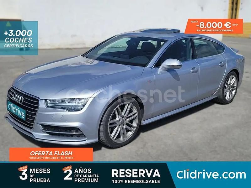 Gris / plata Usado 2014 Audi A7 Sportback Premium Utilitario | 18.790 € (Un poco caro) - Imagen 1/3