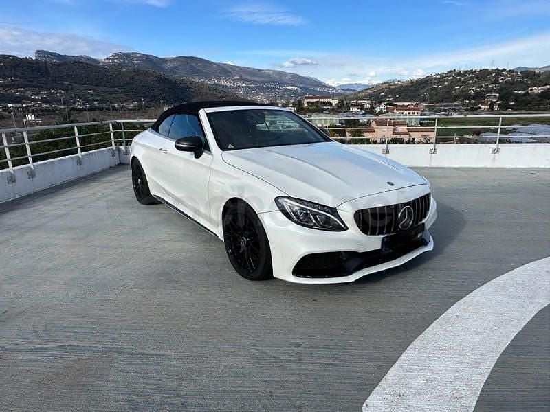 Usado Mercedes C63 AMG 476 CV (350 kW) 2017 Blanco Descapotable