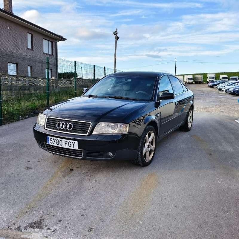 Usado Audi A6 155 CV (114 kW) 2002 Negro Berlina