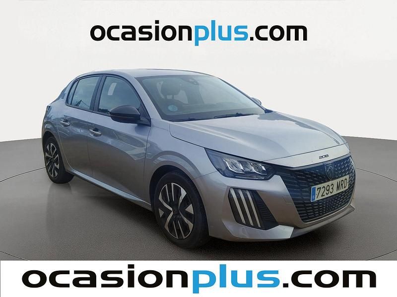 Usado Peugeot 208 Active 102 CV (75 kW) 2024 Gris Utilitario