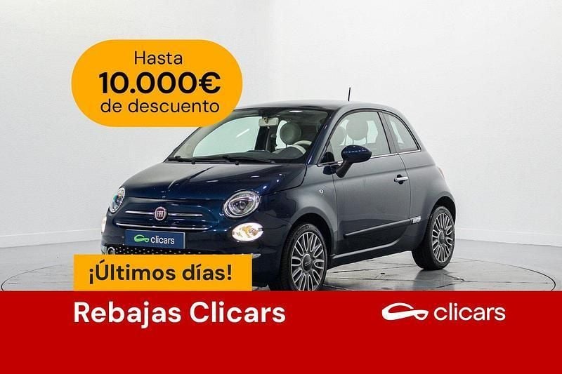 Azul Usado 2017 Fiat 500 Lounge Utilitario | 8190 € (Precio justo) - Imagen 1/4
