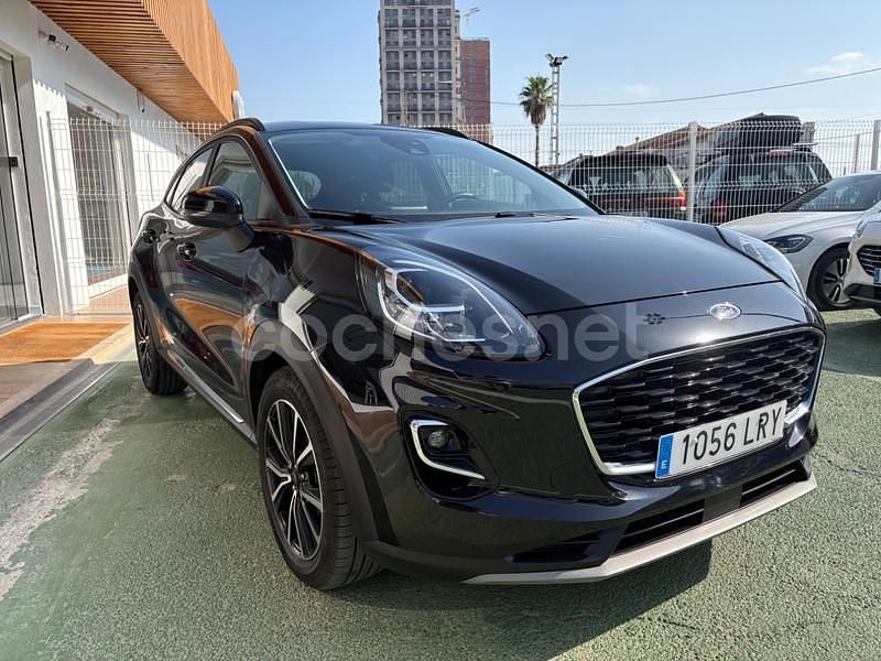 Negro Usado 2021 Ford Puma Titanium SUV | 16.475 € (Super precio) - Imagen 1/4