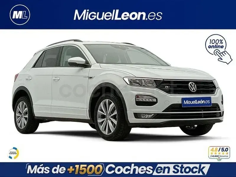 Usado VW T-Roc 110 CV (80 kW) 2022 Blanco SUV