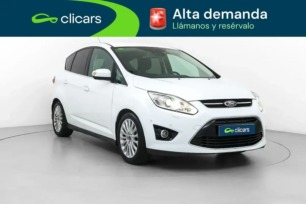 Usado Ford C-MAX Titanium 125 CV (91 kW) 2014 Blanco Monovolumen