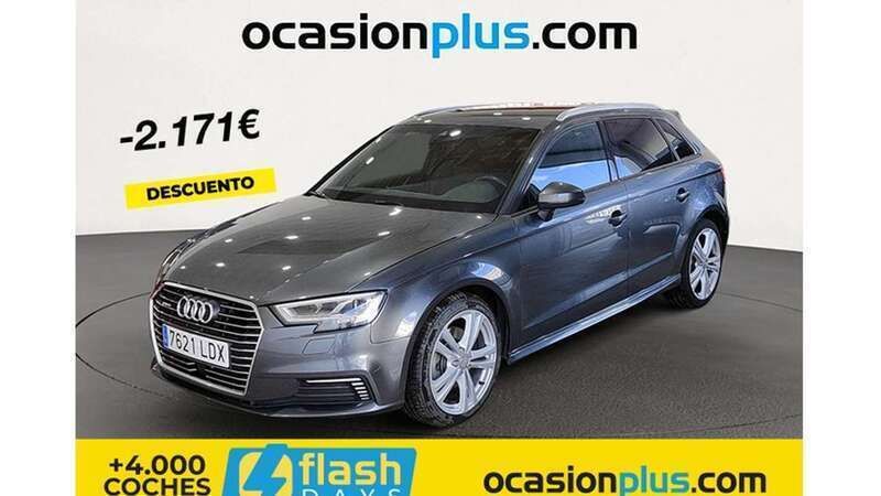 Gris Usado 2020 Audi A3 Sportback e-tron S-Line Berlina | 21.719 € (Precio justo) - Imagen 1/4