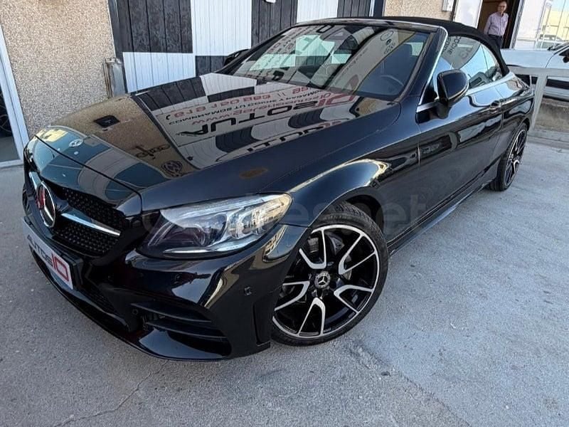 Usado Mercedes C220 194 CV (142 kW) 2020 Negro Descapotable