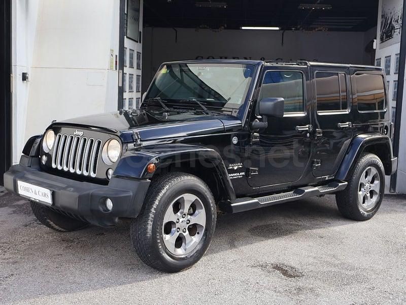 Usado Jeep Wrangler Sahara 284 CV (208 kW) 2016 Negro SUV