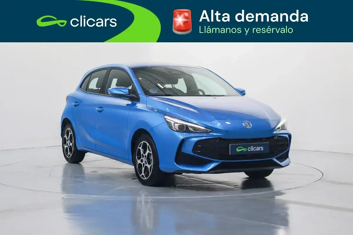 Usado MG MG3 Comfort 102 CV (75 kW) 2025 Azul Utilitario