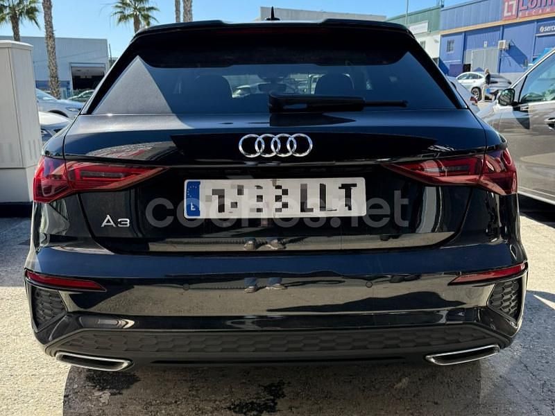 Usado Audi A3 S-Line 150 CV (110 kW) 2020 Negro Berlina