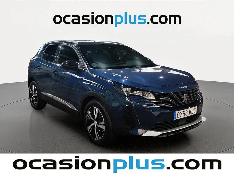 Usado Peugeot 3008 GT 130 CV (95 kW) 2022 Azul SUV