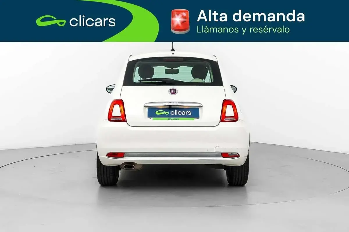 Usado Fiat 500 Lounge 69 CV (50 kW) 2017 Blanco Utilitario