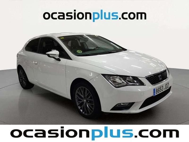 Usado Seat Leon SC I-Tech 105 CV (77 kW) 2015 Blanco Utilitario