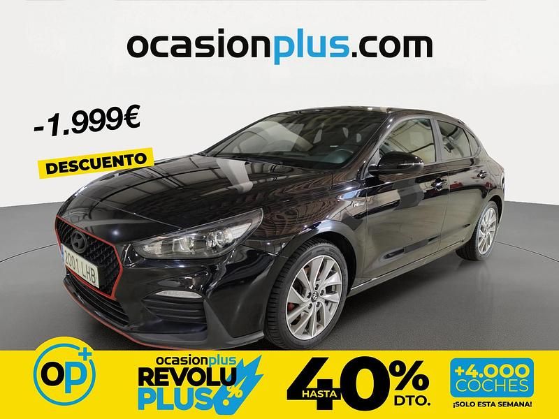 Usado Hyundai i30 N Line 120 CV (88 kW) 2020 Negro