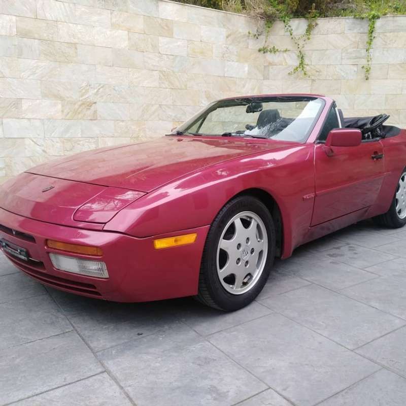 Burdeos Usado 1990 Porsche 944 S2 Descapotable | 17.500 € - Imagen 1/4