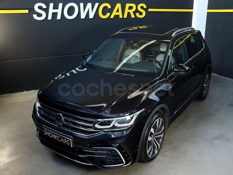 Usado VW Tiguan R-line 150 CV (110 kW) 2022 Negro SUV