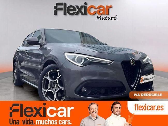Gris Usado 2022 Alfa Romeo Stelvio Veloce SUV | 27.990 € (Precio justo) - Imagen 1/4