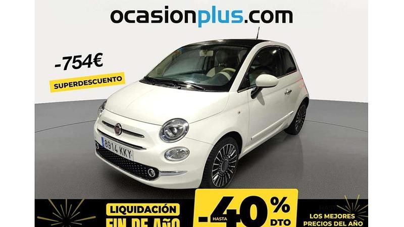 Blanco Usado 2018 Fiat 500 Lounge Utilitario | 7546 € (Buen precio) - Imagen 1/4