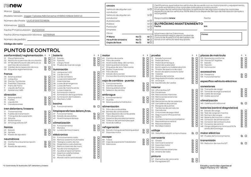 Usado Dacia Jogger Extreme 140 CV (102 kW) 2024 Gris Monovolumen