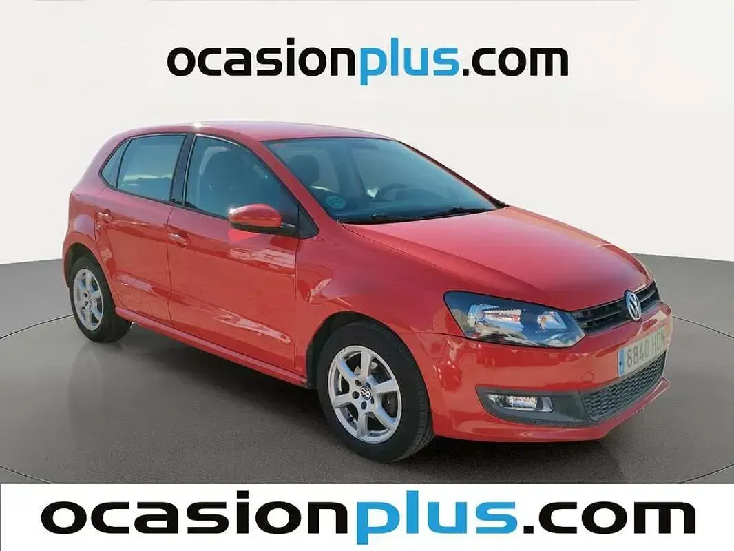 Usado VW Polo Advance 69 CV (50 kW) 2011 Rojo Utilitario