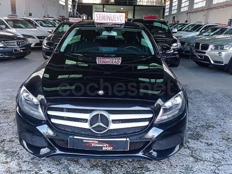 Usado Mercedes C180 120 CV (88 kW) 2014 Negro Berlina