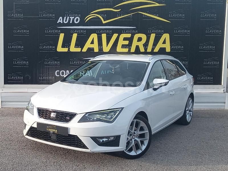 Blanco Usado 2015 Seat Leon FR Familiar | 13.450 € (Precio justo) - Imagen 1/4