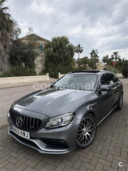 Usado Mercedes C63 AMG 476 CV (350 kW) 2019 Gris / plata Familiar