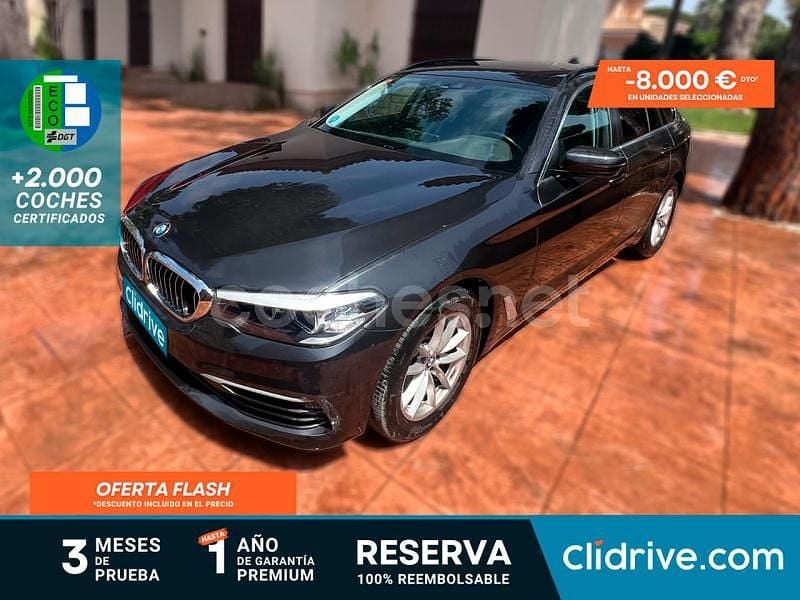 Gris / plata Usado 2019 BMW 520 Familiar | 24.590 € (Precio justo) - Imagen 1/3