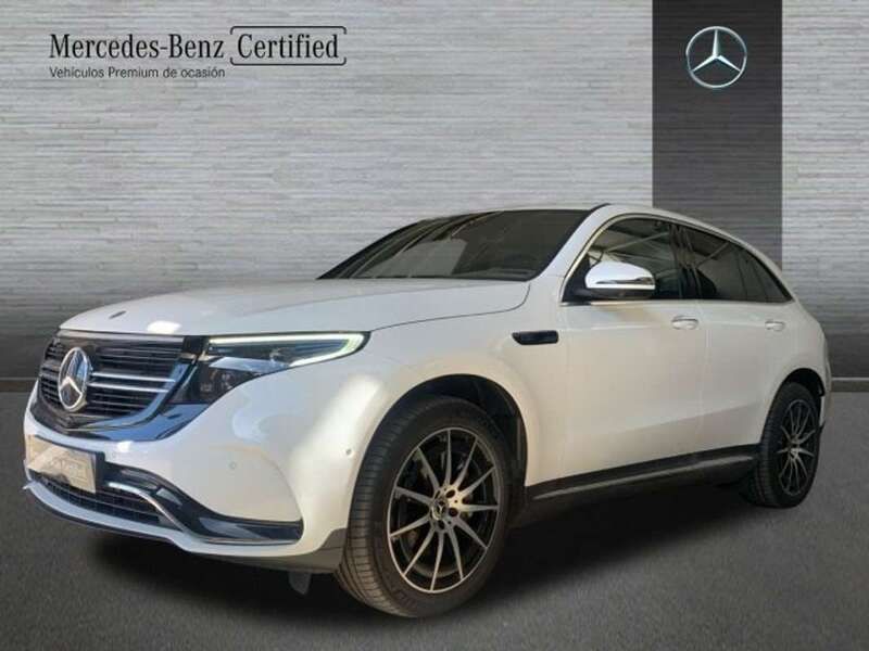 Usado Mercedes EQC400 AMG line 300 kW (408 CV) 2020 Blanco SUV