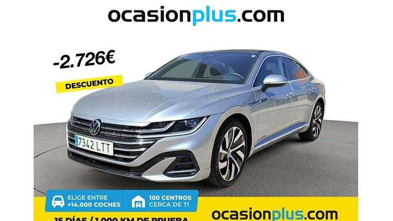 Plateado Usado 2021 VW Arteon R-line Coupe | 26.658 € (Buen precio) - Imagen 1/4