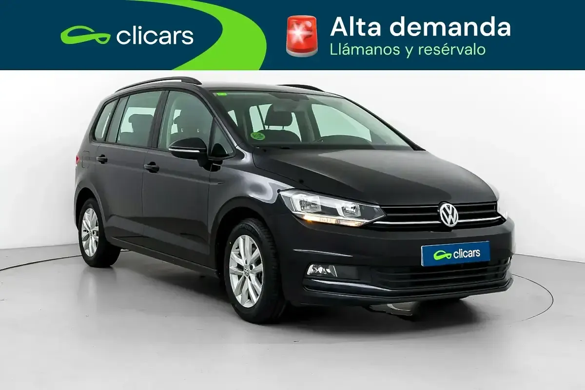 Usado VW Touran Edition 110 CV (80 kW) 2018 Negro Monovolumen