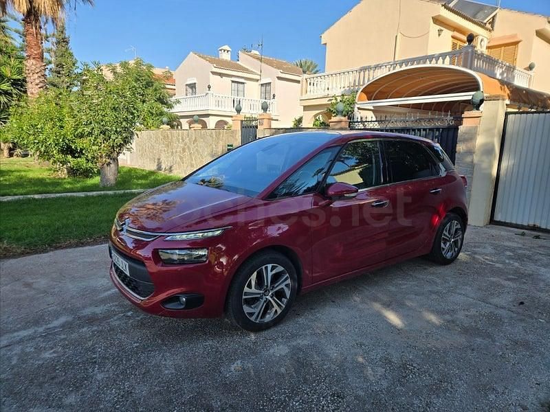 Usado Citroën C4 Picasso Feel 100 CV (73 kW) 2016 Granate Monovolumen