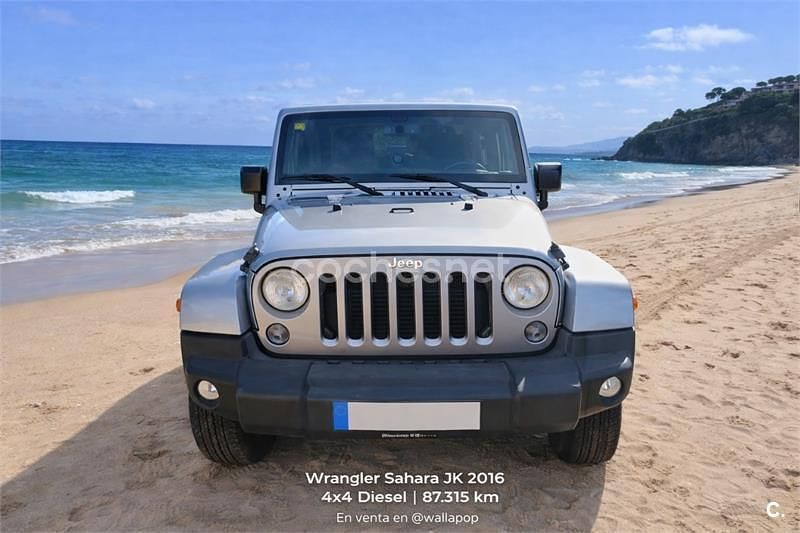 Usado Jeep Wrangler Sahara 200 CV (147 kW) 2016 Gris / plata SUV