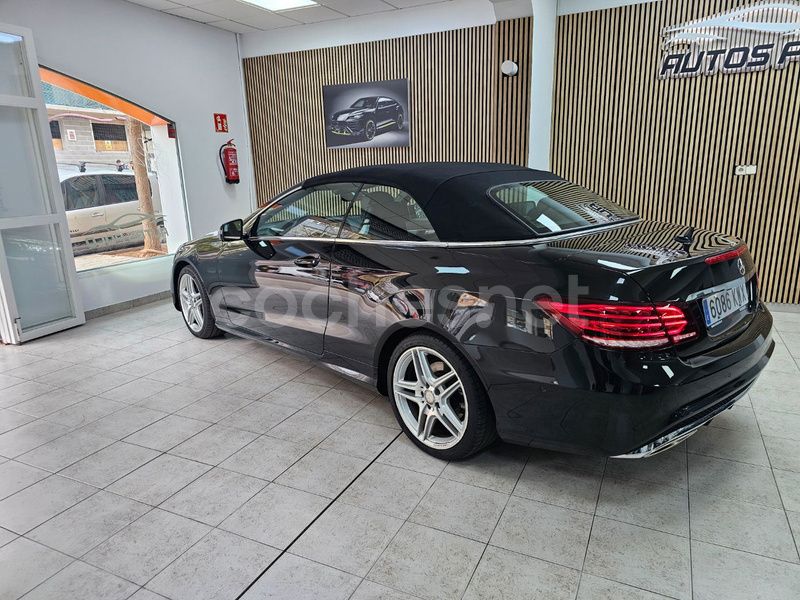 Usado Mercedes E220 194 CV (142 kW) 2017 Negro Descapotable