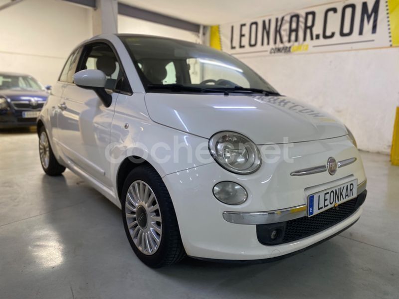 Beige Usado 2010 Fiat 500 Lounge Berlina | 5900 € (Un poco caro) - Imagen 1/4