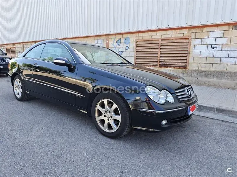 Usado Mercedes CLK200 Elegance 163 CV (119 kW) 2005 Negro Coupe