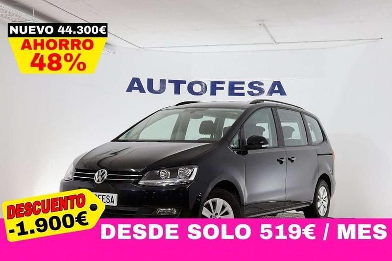 Negro Usado 2018 VW Sharan Edition Monovolumen | 22.850 € (Buen precio) - Imagen 1/4