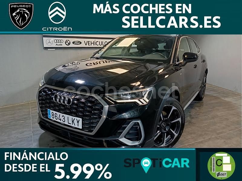 Negro Usado 2020 Audi Q3 Sportback S-Line SUV | 31.490 € (Precio justo) - Imagen 1/4