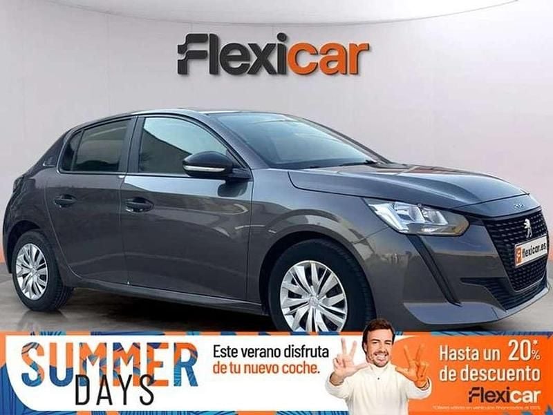 Gris Usado 2021 Peugeot 208 Active Utilitario | 10.690 € (Super precio) - Imagen 1/4