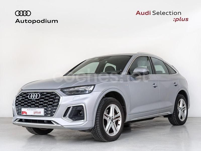 Gris / plata Usado 2021 Audi Q5 Sportback S-Line SUV | 39.900 € (Precio justo) - Imagen 1/4