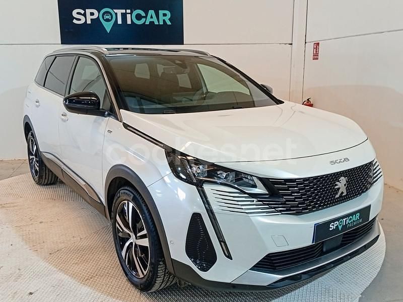 Blanco Usado 2022 Peugeot 5008 GT Monovolumen | 26.000 € (Caro) - Imagen 1/4